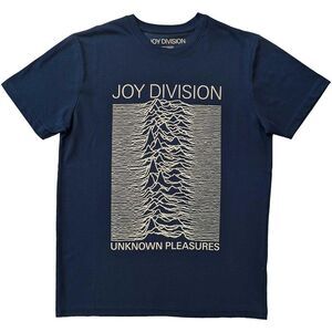 Joy Division Unisex Adult Unknown Pleasures T-Shirt / Denim Blue